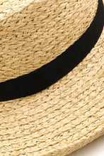 Load image into Gallery viewer, Fame Wide Brim Straw Weave Hat
