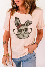 Load image into Gallery viewer, Easter Bunny Graphic Cuffed T-Shirt
