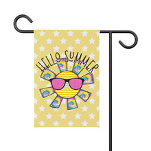 Load image into Gallery viewer, Hello Summer Porch or Garden Banner Flag
