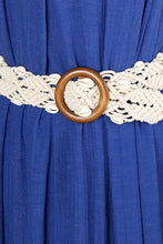 Load image into Gallery viewer, Shell Braid Belt with Wood Buckle
