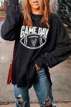 Load image into Gallery viewer, GAME DAY Graphic Slit Sweatshirt

