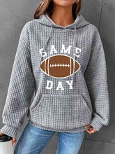Load image into Gallery viewer, Full Size GAME DAY Graphic Drawstring Hoodie
