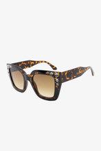 Load image into Gallery viewer, Inlaid Rhinestone Polycarbonate Sunglasses
