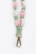 Load image into Gallery viewer, Assorted 4-Piece Macrame Flower Keychain
