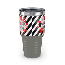 Load image into Gallery viewer, Wreck &#39;Em Splat Ringneck Tumbler, 30oz
