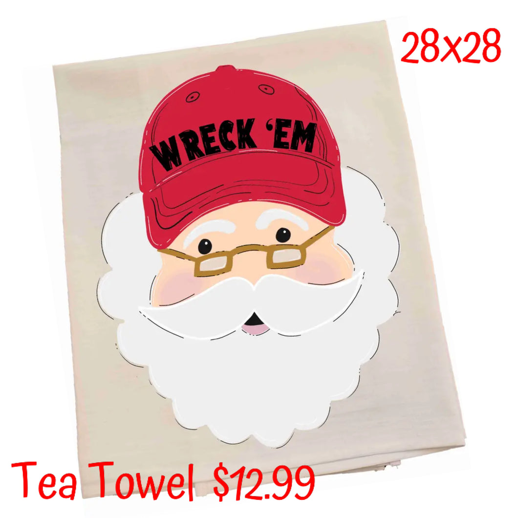 Wreck Em Tee Towel