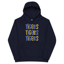 Load image into Gallery viewer, Tigers multi color youth Kids fleece hoodie
