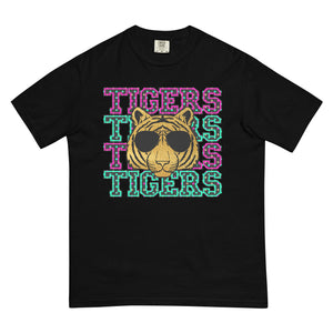 Tigers Star Eyes Mascot Comfort Colors garment-dyed heavyweight t-shirt