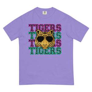 Tigers Star Eyes Mascot Comfort Colors garment-dyed heavyweight t-shirt