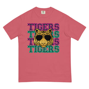 Tigers Star Eyes Mascot Comfort Colors garment-dyed heavyweight t-shirt