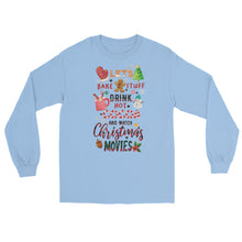 Load image into Gallery viewer, Christmas Movies Gildan Men’s Long Sleeve Shirt
