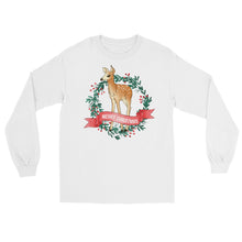 Load image into Gallery viewer, Deer Wreath Gildan Men’s Long Sleeve Shirt
