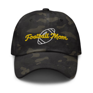 Camo Tigers Mascot Football Mom Baseball Hat