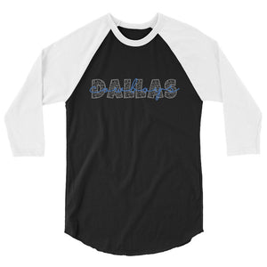 Dallas Cowboys 3/4 sleeve raglan shirt