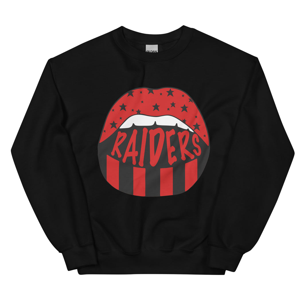 Raiders Lips Texas Tech Unisex Sweatshirt