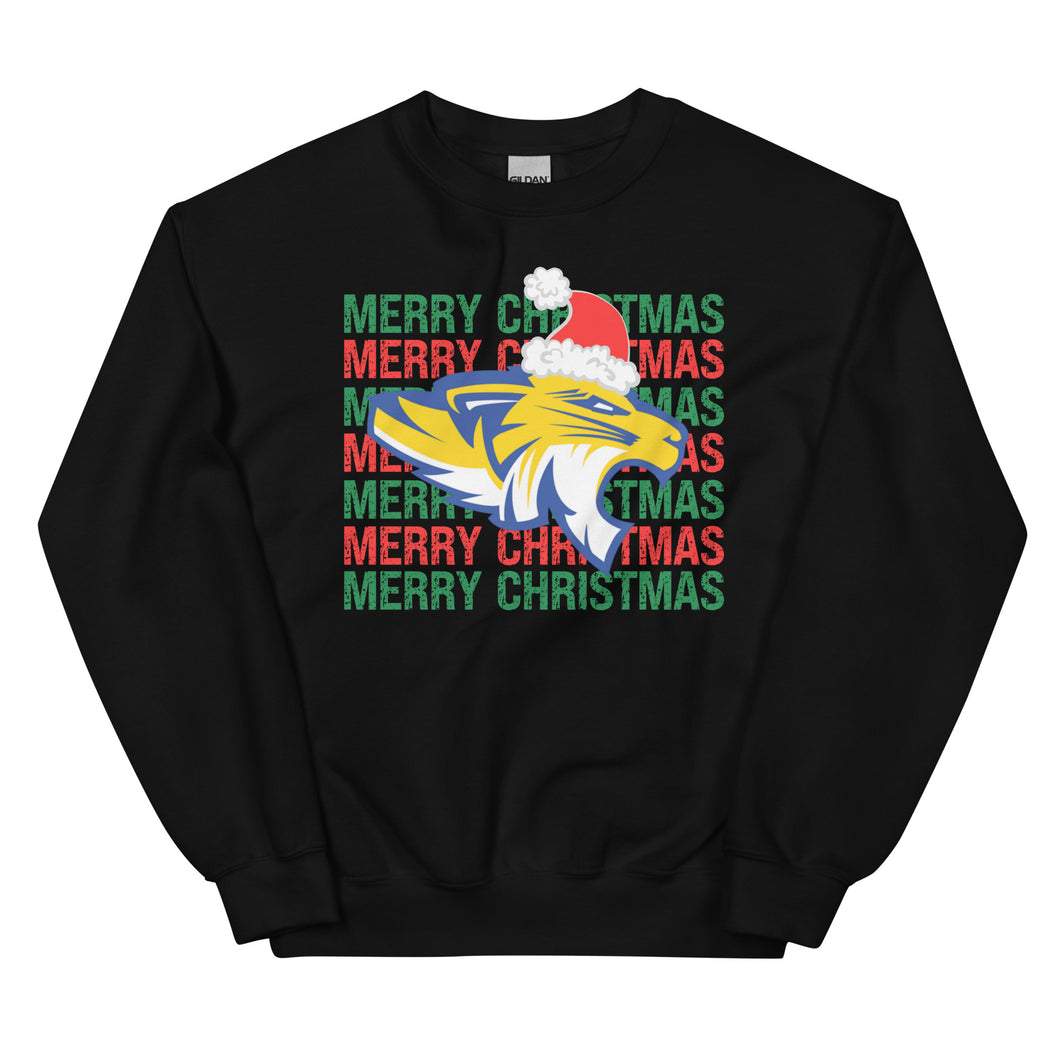 Merry Christmas Tigers Unisex Sweatshirt