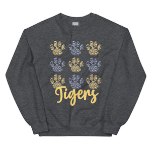 Spotted Tiger Paws Unisex Sweatshirt