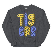 Load image into Gallery viewer, Tigers Dot Font Unisex Sweatshirt
