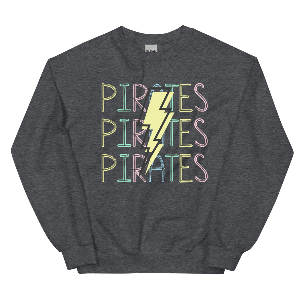 Neon Pirates Bolt Unisex Sweatshirt