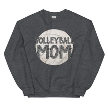 Load image into Gallery viewer, Volleyball Mom Glitter Faux Letters Unisex Sweatshirt
