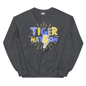 Tiger Nation Sunburst Unisex Sweatshirt