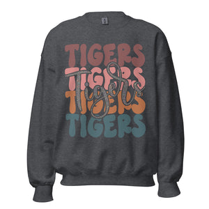 Tigers Muted Colors Unisex Sweatshirt