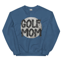 Load image into Gallery viewer, Golf Mom Faux Glitter Letters Unisex Sweatshirt
