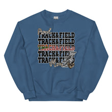 Load image into Gallery viewer, Proud Track &amp; Field Mom Gildan Unisex Sweatshirt
