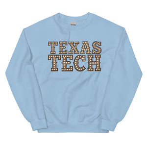 Texas Tech Marquee Font Unisex Sweatshirt