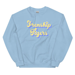 Retro Frenship Tigers Flower Unisex Sweatshirt
