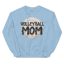 Load image into Gallery viewer, Volleyball Mom Glitter Faux Letters Unisex Sweatshirt
