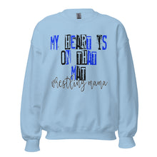 Load image into Gallery viewer, My heart is on that mat Unisex Sweatshirt
