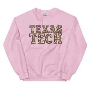 Texas Tech Marquee Font Unisex Sweatshirt