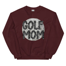 Load image into Gallery viewer, Golf Mom Faux Glitter Letters Unisex Sweatshirt
