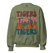 Load image into Gallery viewer, Tigers Muted Colors Unisex Sweatshirt
