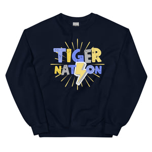 Tiger Nation Sunburst Unisex Sweatshirt