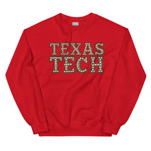 Load image into Gallery viewer, Texas Tech Marquee Font Unisex Sweatshirt
