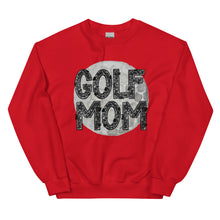 Load image into Gallery viewer, Golf Mom Faux Glitter Letters Unisex Sweatshirt
