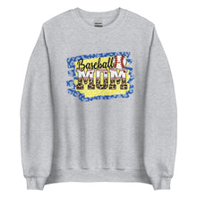 Load image into Gallery viewer, Baseball Mom Leopard Unisex Sweatshirt
