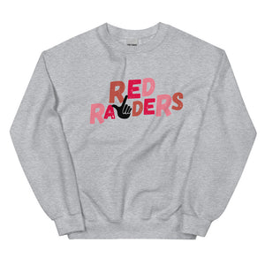 Red Raiders Guns Up Gilden Unisex Sweatshirt