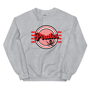 Pirates Circle Mascot Unisex Sweatshirt