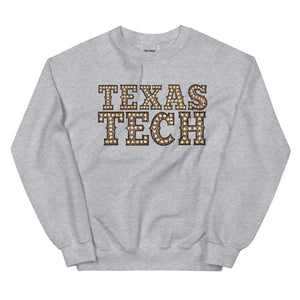 Texas Tech Marquee Font Unisex Sweatshirt