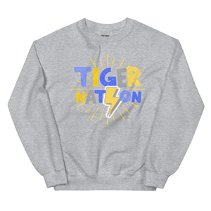 Tiger Nation Sunburst Unisex Sweatshirt