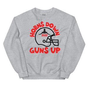 Horns Down Guns Up Unisex Sweatshirt
