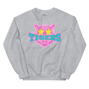 Tigers Star Eyes Mascot Unisex Sweatshirt