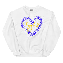 Load image into Gallery viewer, Leopard Tigers Heart Unisex Sweatshirt
