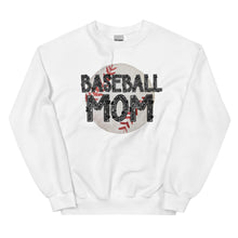 Load image into Gallery viewer, Baseball Mom Faux Glitter Letters Unisex Sweatshirt
