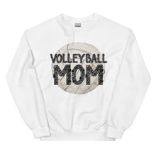 Load image into Gallery viewer, Volleyball Mom Glitter Faux Letters Unisex Sweatshirt
