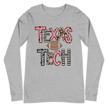 Load image into Gallery viewer, Texas Tech Football Unisex Long Sleeve Tee
