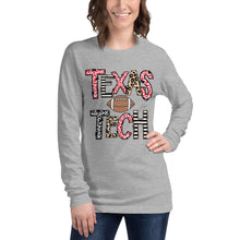 Load image into Gallery viewer, Texas Tech Football Unisex Long Sleeve Tee
